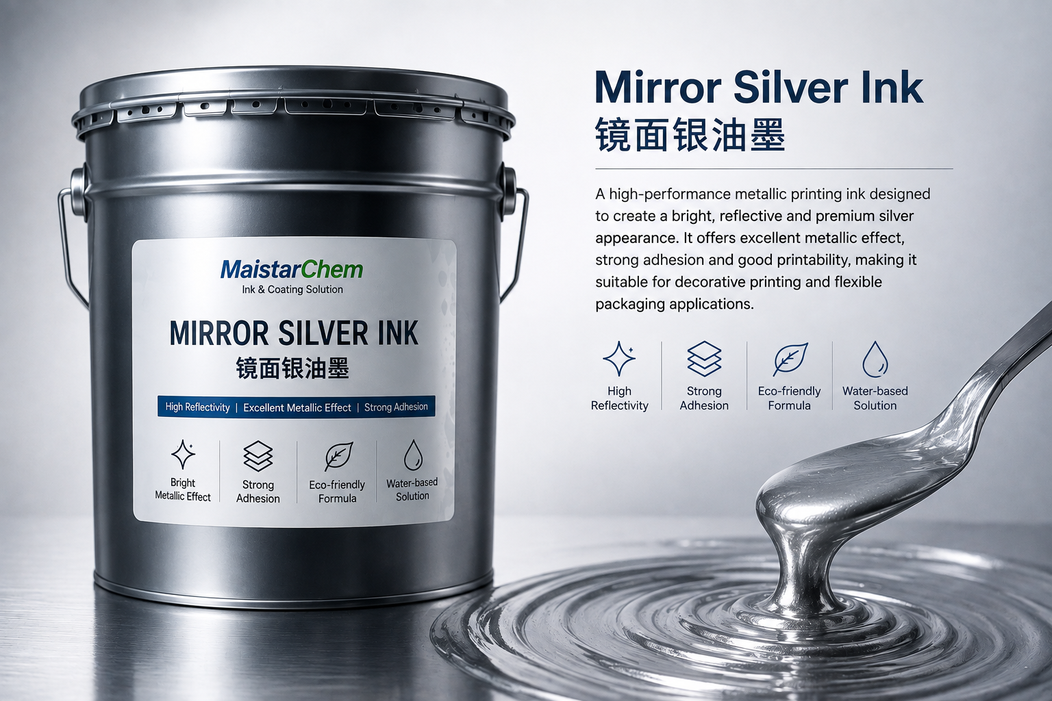 Mirror Silver Ink